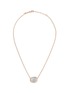 Main View - Click To Enlarge - ROBERTO COIN - 'Black Jade' mother of pearl 18k rose gold necklace