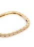 Detail View - Click To Enlarge - ROBERTO COIN - 'Pois Moi' diamond 18k yellow gold square bangle