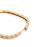 Detail View - Click To Enlarge - ROBERTO COIN - 'Pois Moi' diamond 18k yellow gold square bangle