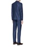 Back View - Click To Enlarge - ISAIA - 'Ferdinando' stripe wool suit