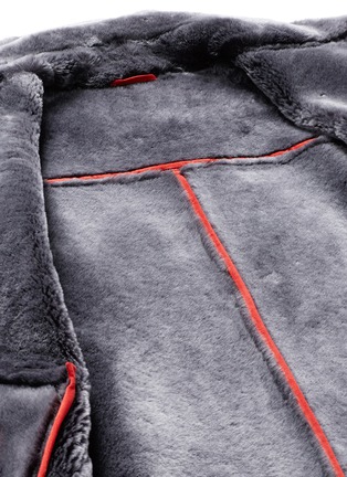 Detail View - Click To Enlarge - ISAIA - Shearling coach jacket