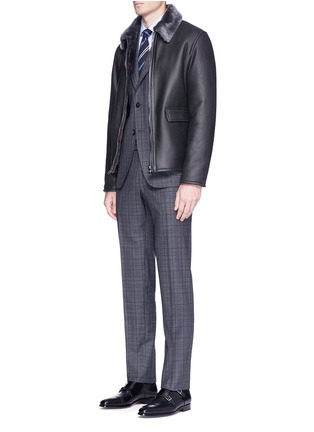 Figure View - Click To Enlarge - ISAIA - Shearling coach jacket