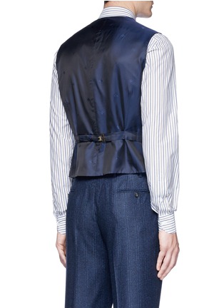 Back View - Click To Enlarge - ISAIA - Stripe wool gilet