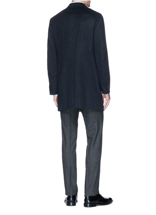 Back View - Click To Enlarge - ISAIA - 'Colorado' cashmere long melton coat
