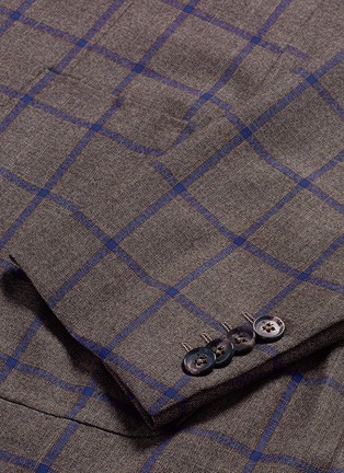  - ISAIA - 'Cortina' windowpane check wool suit