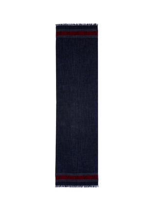 Main View - Click To Enlarge - ISAIA - Logo jacquard cashmere-silk scarf