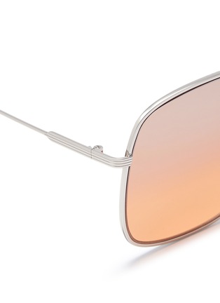 Detail View - Click To Enlarge - VICTORIA BECKHAM - 'Loop Navigator' squared aviator sunglasses