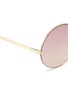 Detail View - Click To Enlarge - VICTORIA BECKHAM - 'Supra Round' metal sunglasses