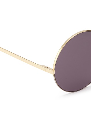 Detail View - Click To Enlarge - VICTORIA BECKHAM - 'Supra Round' metal sunglasses