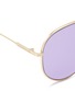 Detail View - Click To Enlarge - VICTORIA BECKHAM - 'Loop Aviator' metal sunglasses