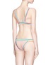 Back View - Click To Enlarge - KIINI - 'Luna' crochet trim triangle bikini top