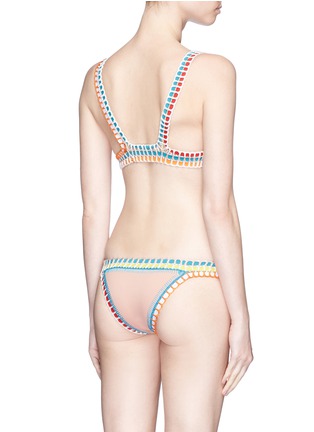Back View - Click To Enlarge - KIINI - 'Luna' crochet trim bikini bottoms