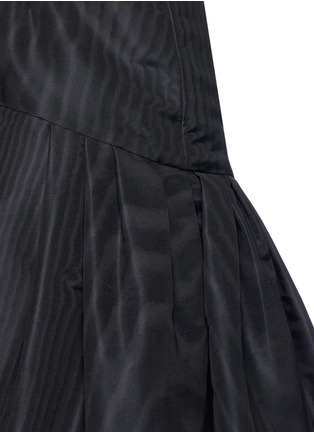Detail View - Click To Enlarge - OSCAR DE LA RENTA - Silk faille strapless peplum dress