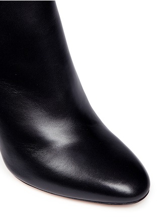Detail View - Click To Enlarge - NICHOLAS KIRKWOOD - 'Penelope' faux pearl heel leather boots