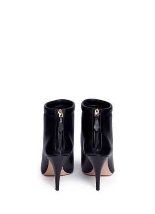 Back View - Click To Enlarge - NICHOLAS KIRKWOOD - 'Penelope' faux pearl heel leather boots