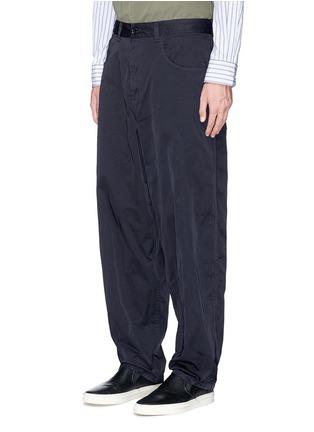 Front View - Click To Enlarge - COMME DES GARÇONS HOMME - Relaxed fit nylon chinos