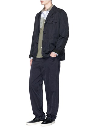 Figure View - Click To Enlarge - COMME DES GARÇONS HOMME - Relaxed fit nylon chinos