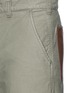 Detail View - Click To Enlarge - COMME DES GARÇONS HOMME - Cowhide leather pocket canvas pants