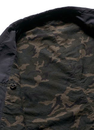 Detail View - Click To Enlarge - COMME DES GARÇONS HOMME - Garment dyed soft hunter blazer