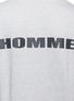 Detail View - Click To Enlarge - COMME DES GARÇONS HOMME - 'HOMME' print hoodie