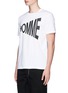 Front View - Click To Enlarge - COMME DES GARÇONS HOMME - 'HOMME' print T-shirt