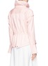 Back View - Click To Enlarge - CHLOÉ - Cap shoulder flare cuff drawstring jersey parka