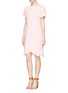 Figure View - Click To Enlarge - CHLOÉ - Ruffle silk crepe dress