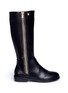 Main View - Click To Enlarge - STUART WEITZMAN - 'Lowland Zippy' knee high kids boots