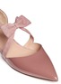 Detail View - Click To Enlarge - GIORGIO ARMANI BEAUTY - Suede ribbon patent leather d'Orsay flats