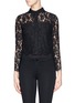 Main View - Click To Enlarge - WHISTLES - 'Chay' floral lace cropped shirt