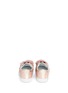 Back View - Click To Enlarge - SAM EDELMAN - 'Liv Ovee' faux fur patch glitter kids sneakers