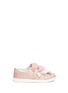 Main View - Click To Enlarge - SAM EDELMAN - 'Liv Ovee' faux fur patch glitter kids sneakers