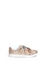 Main View - Click To Enlarge - SAM EDELMAN - 'Liv Wendy' embellished glitter kids sneakers