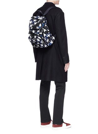 Figure View - Click To Enlarge - VALENTINO - 'Camustars' print nylon backpack