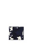 Main View - Click To Enlarge - VALENTINO GARAVANI - 'Camustars' leather patch canvas bifold wallet