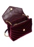  - SAINT LAURENT - 'Small Loulou' matelassé velvet crossbody bag