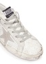 Detail View - Click To Enlarge - GOLDEN GOOSE - 'Superstar' cracked effect leather sneakers