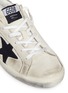 Detail View - Click To Enlarge - GOLDEN GOOSE - 'Superstar' star patch smudged leather sneakers