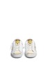 Front View - Click To Enlarge - GOLDEN GOOSE - 'Superstar' star patch smudged leather sneakers