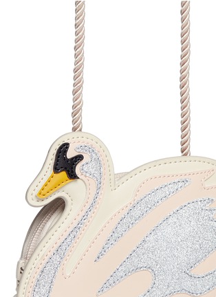  - STELLA MCCARTNEY - Swan glitter appliqué kids crossbody bag