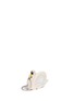 Figure View - Click To Enlarge - STELLA MCCARTNEY - Swan glitter appliqué kids crossbody bag