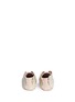 Back View - Click To Enlarge - STELLA MCCARTNEY - Swan appliqué alter nappa infant slip-ons