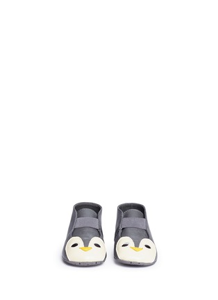 Figure View - Click To Enlarge - STELLA MCCARTNEY - 'Holden' penguin alter nappa infant slip-ons