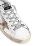 Detail View - Click To Enlarge - GOLDEN GOOSE - 'Superstar" star patch distressed leather sneakers