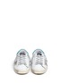 Front View - Click To Enlarge - GOLDEN GOOSE - 'Superstar" star patch distressed leather sneakers