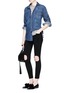 Figure View - Click To Enlarge - FRAME - 'Le Skinny De Jeanne' ripped jeans