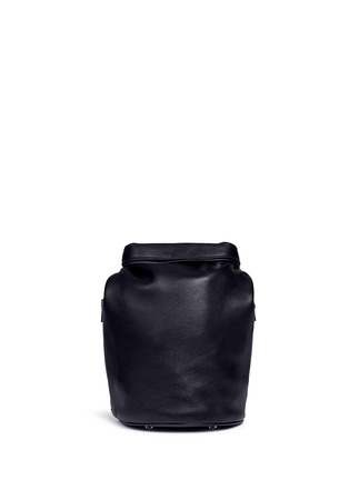 Detail View - Click To Enlarge - ALEXANDER WANG - 'Attica Dry Sack' chain handle leather bucket bag