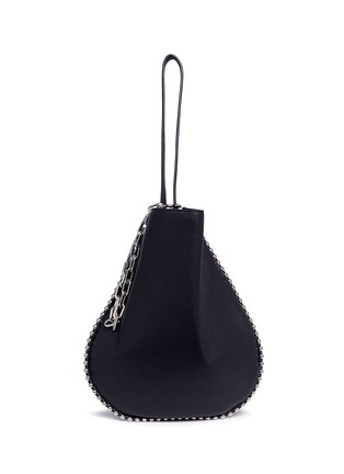 Main View - Click To Enlarge - ALEXANDER WANG - 'Roxy' ball stud cowhide leather hobo bag
