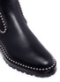 Detail View - Click To Enlarge - ALEXANDER WANG - 'Spencer' ball chain trim leather Chelsea boots