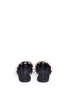 Back View - Click To Enlarge - ALEXANDER WANG - 'Amelia' dome stud caged leather slides